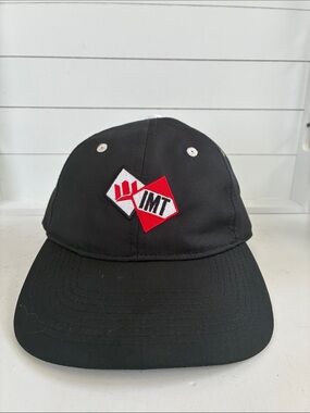 MT Black Kids Hat with Red and White Logo